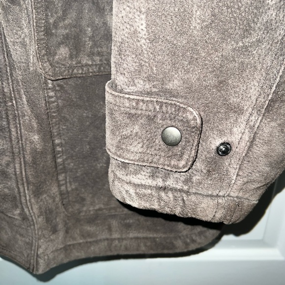 Colebrook Olive Green Suede coat M (definitely a Large) - Picture 11 of 14